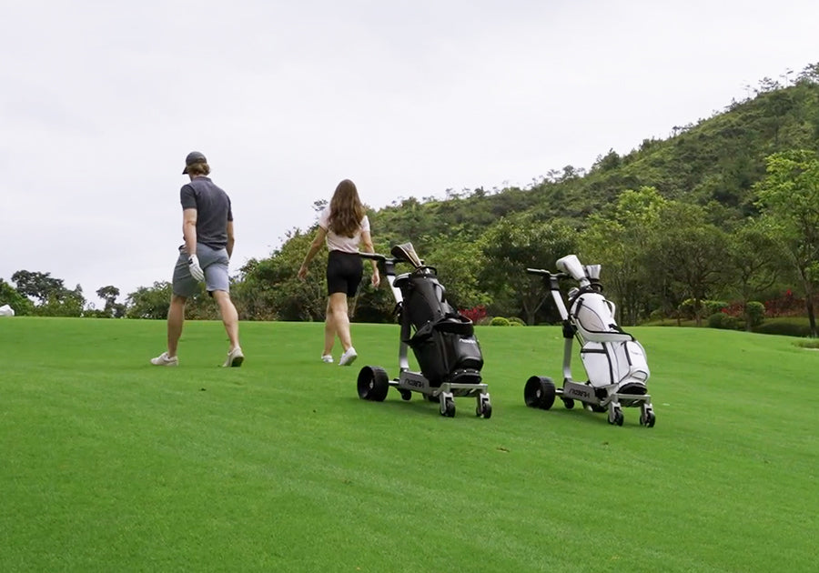 robera pro ai powered golf caddy lifestyle follow
