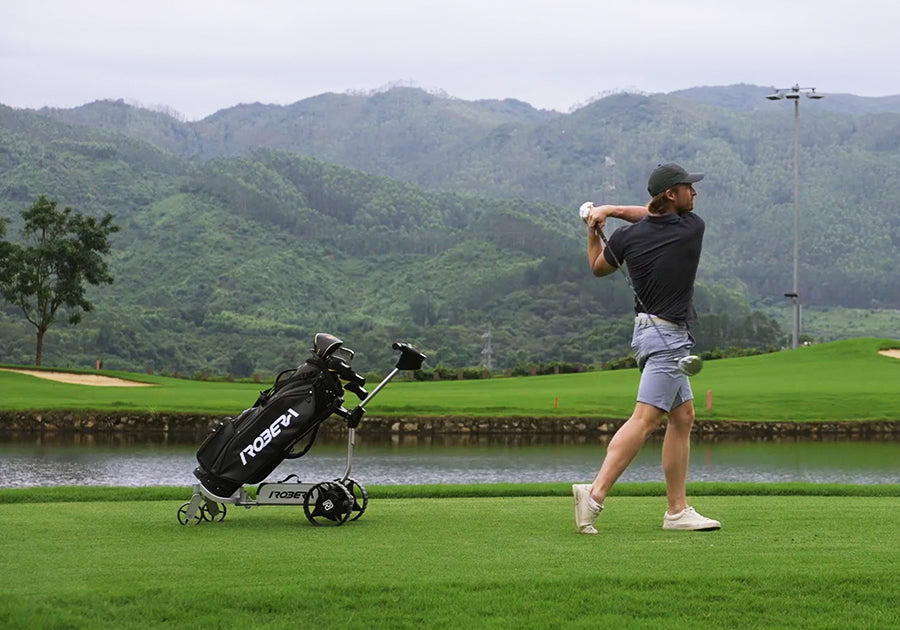 robera pro ai powered golf caddy lifestyle swing