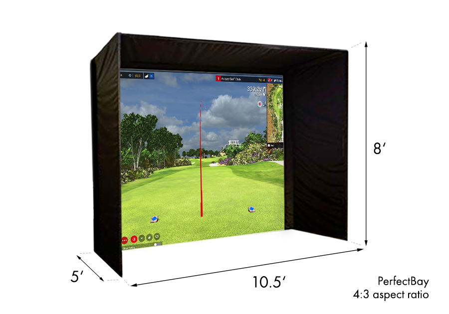Swing Caddie SC4 PerfectBay Golf Simulator Package