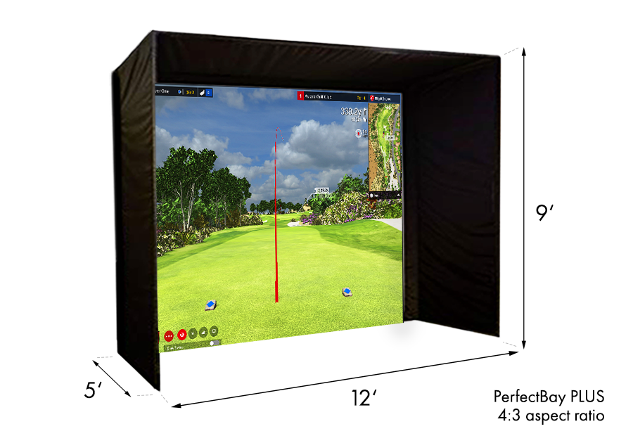 Swing Caddie SC4 PerfectBay Golf Simulator Package