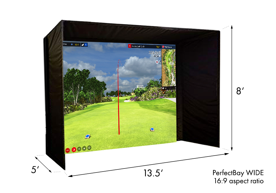 Swing Caddie SC4 PerfectBay Golf Simulator Package