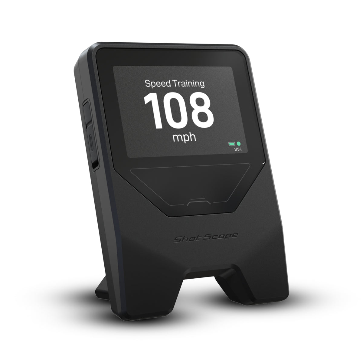 Shot Scope LM1 Launch Monitor speed training mode reading 108 mph