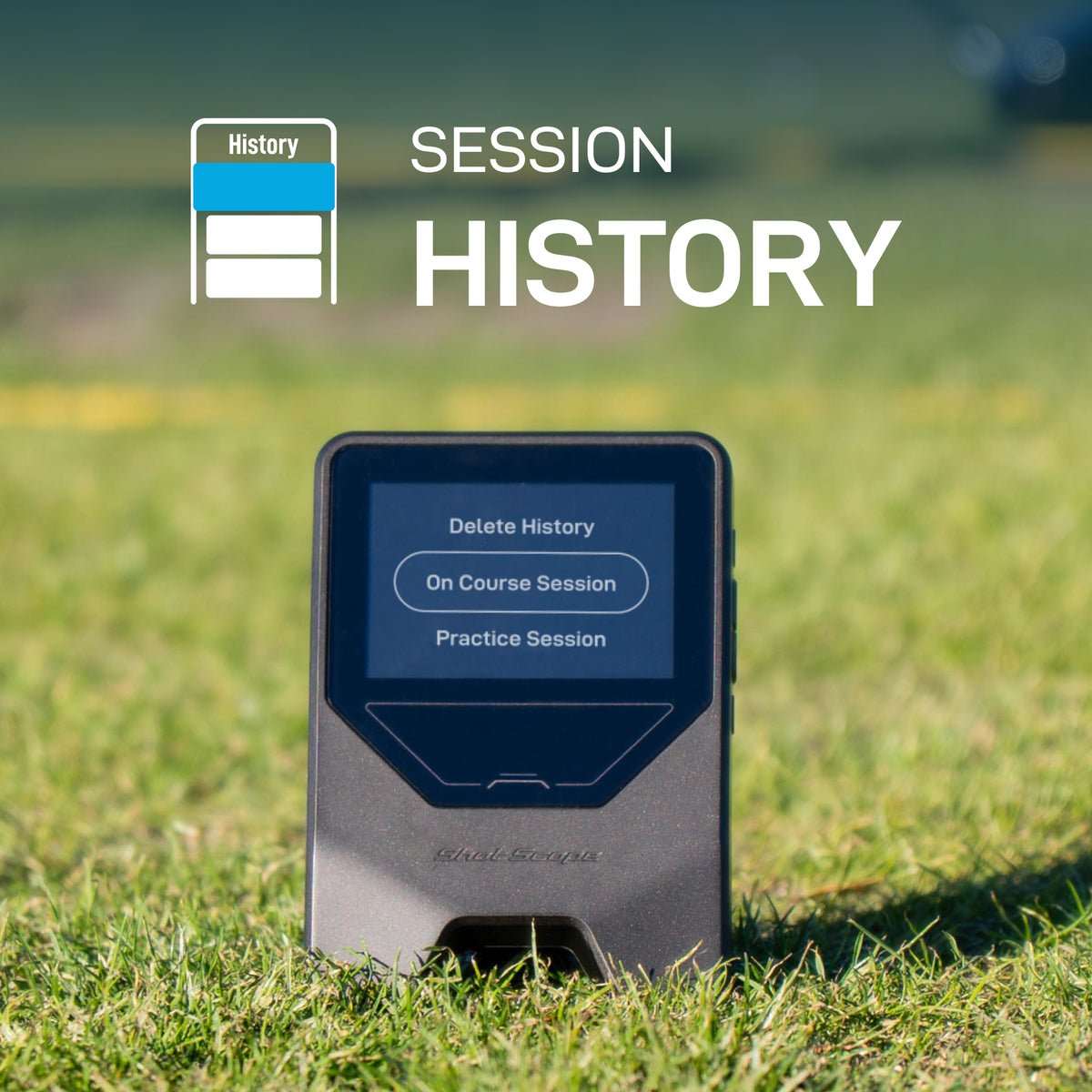 Shot Scope LM1 session history menu