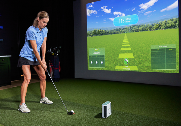 SkyTrak+ Simulator Series Premium Package - Indoor Setup