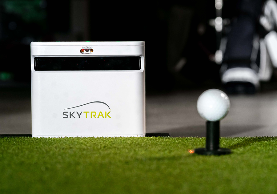skytrak plus launch monitor and golf simulator lifestyle