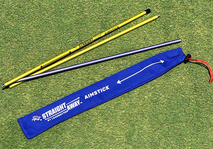 straightaway aimstick golf training aid