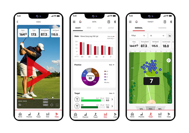 Swing Caddie SC4 Launch Monitor and Golf Simulator App