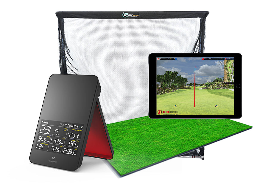 Swing Caddie SC4 PRO Home Golf Simulator Package – Top Shelf Golf