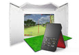 Swing Caddie SC4 Retractable Screen Golf Simulator Package