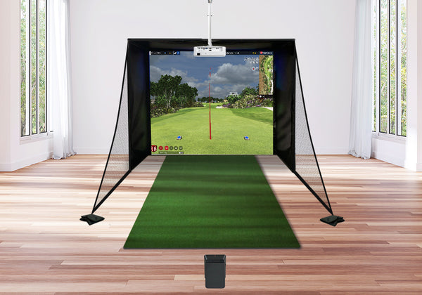 Swing Caddie SC4 PRO PerfectBay Golf Simulator Package – Top Shelf