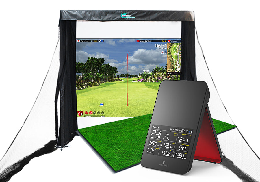 Swing Caddie SC4 PRO Premium Golf Simulator Package – Top Shelf Golf
