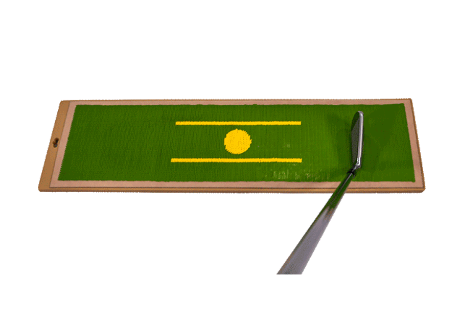 the divot board patented swing path trainer divot animation
