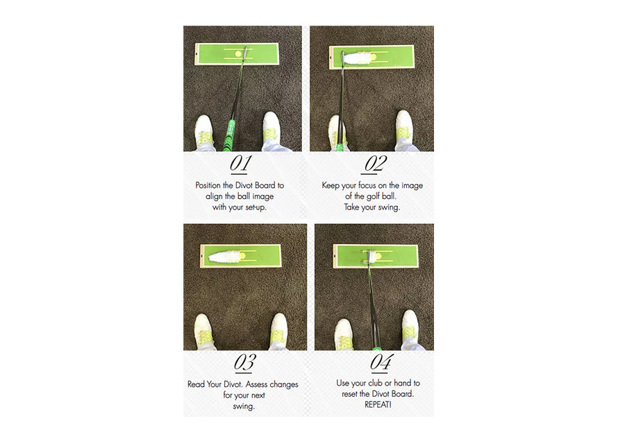 the divot board patented swing path trainer how to use