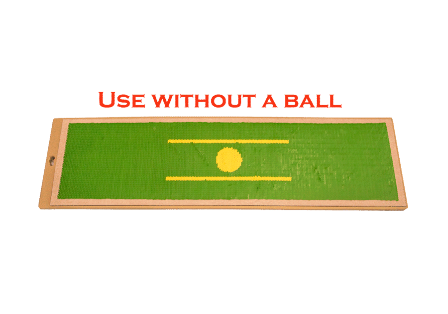the divot board patented swing path trainer use animation