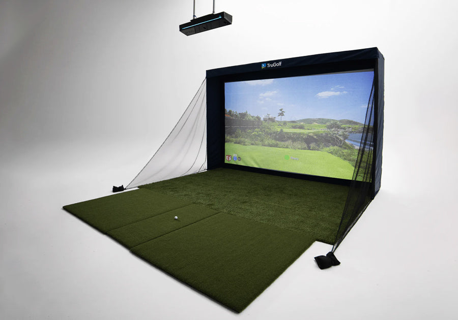 TruGolf MAX Golf Simulator Package - Angled View