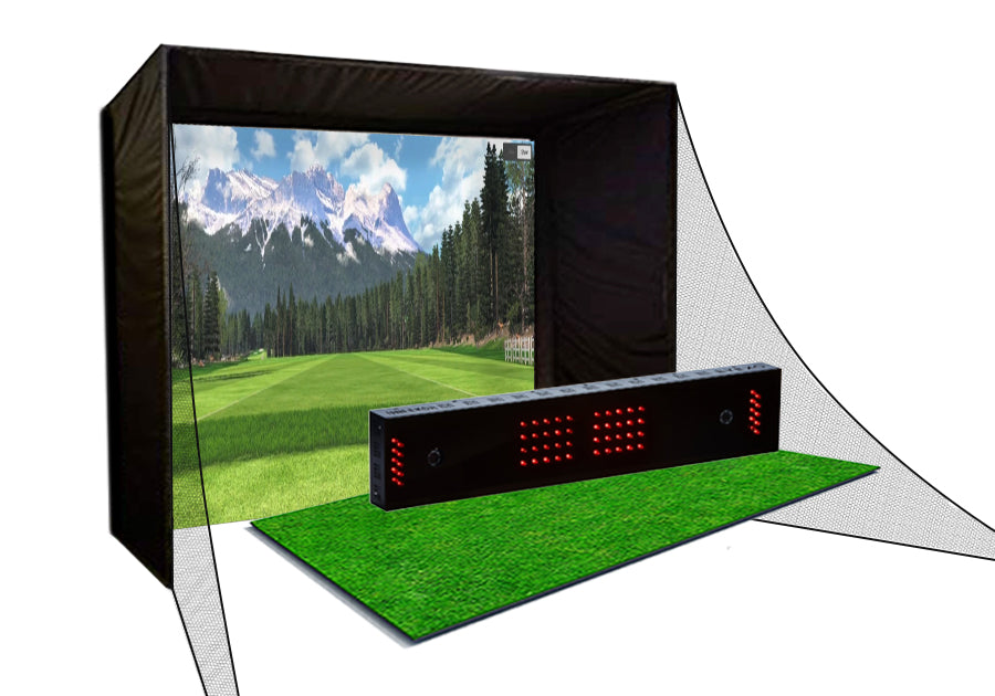 Uneekor EYE XO/EYE XO2 PerfectBay Golf Simulator Package - Package Contents