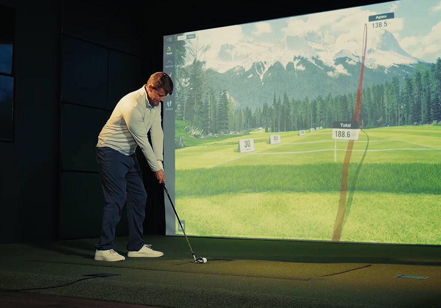 Uneekor EYE XR Launch Monitor & Golf Simulator - Lifestyle Shot