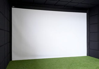 Carl's Place Built-In Golf Room Kit — wall-to-wall built-in golf simulator
