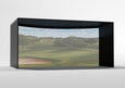 Carl's Place Curved Golf Enclosure 9.5 x 16 x 10 proportions