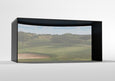 Carl's Place Curved Golf Enclosure 9.5 x 16 x 8 proportions