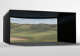 Carl's Place Curved Golf Enclosure 9 x 15 x 15 proportions