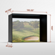 Carl's Place DIY Golf Simulator Enclosure 8'x10.5' actual dimensions