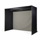 High-Contrast Gray impact screen material closeup