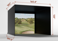 Carl's Place Pro Enclosure dimensions 10x13x15