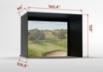 Carl's Place Pro Enclosure dimensions 10x13x8