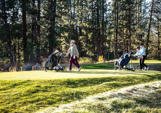 Cart Tek Formula Manual Electric Golf Caddy - Lifestyle