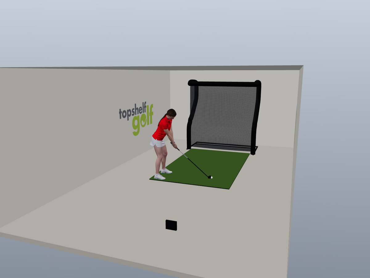 FlightScope Mevo Gen2 Net All-In-One Golf Simulator, default build