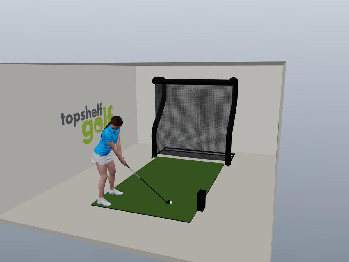 Foresight Sports GCQuad Net Golf Simulator, default build