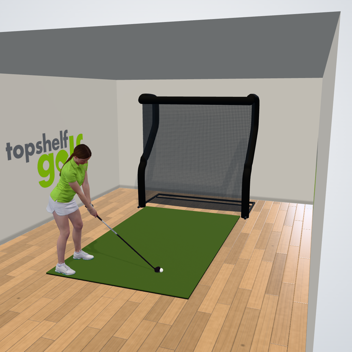 Garmin Approach R10 Net Golf Simulator - 3D package view