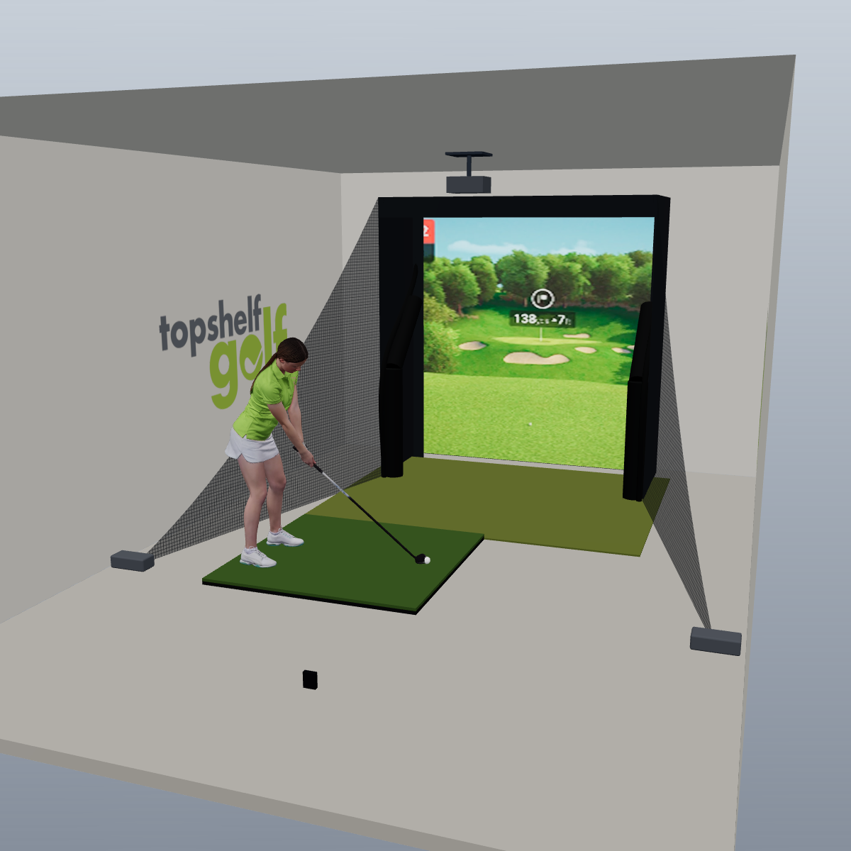 Garmin Approach R10 Floating All-In-One Golf Simulator | Top Shelf