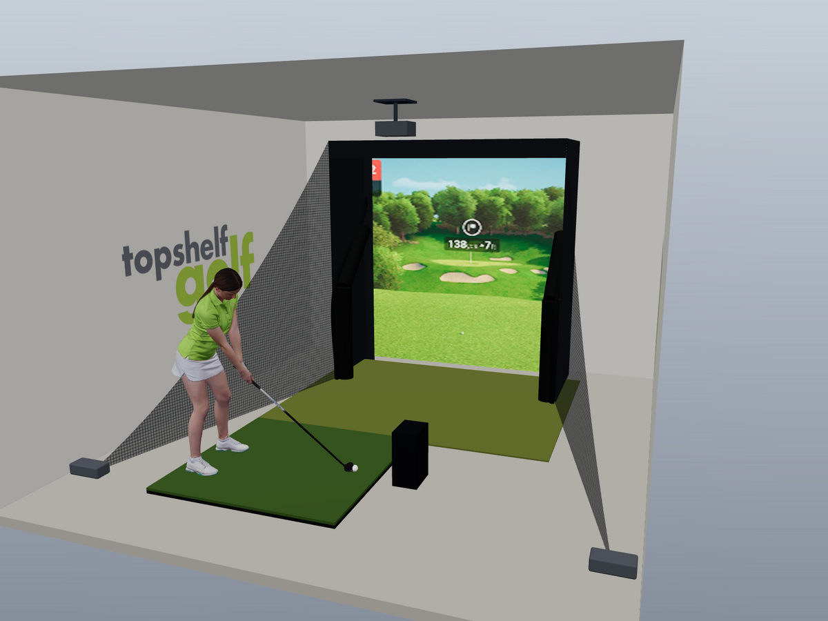 Garmin Approach R50 Floating Screen Golf Simulator, default build