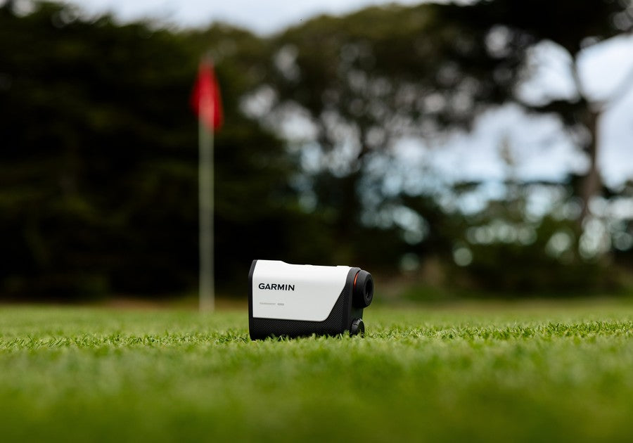Garmin Approach Z10 Golf Laser Rangefinder on the Green