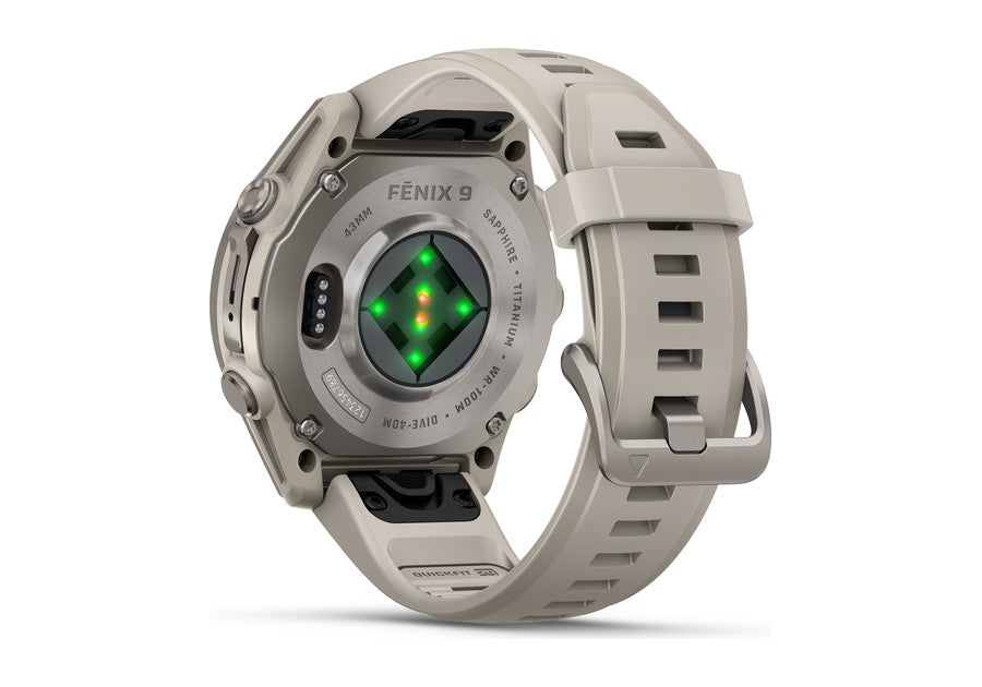 Garmin Fenix 9 Multisport GPS Smartwatch - Rear