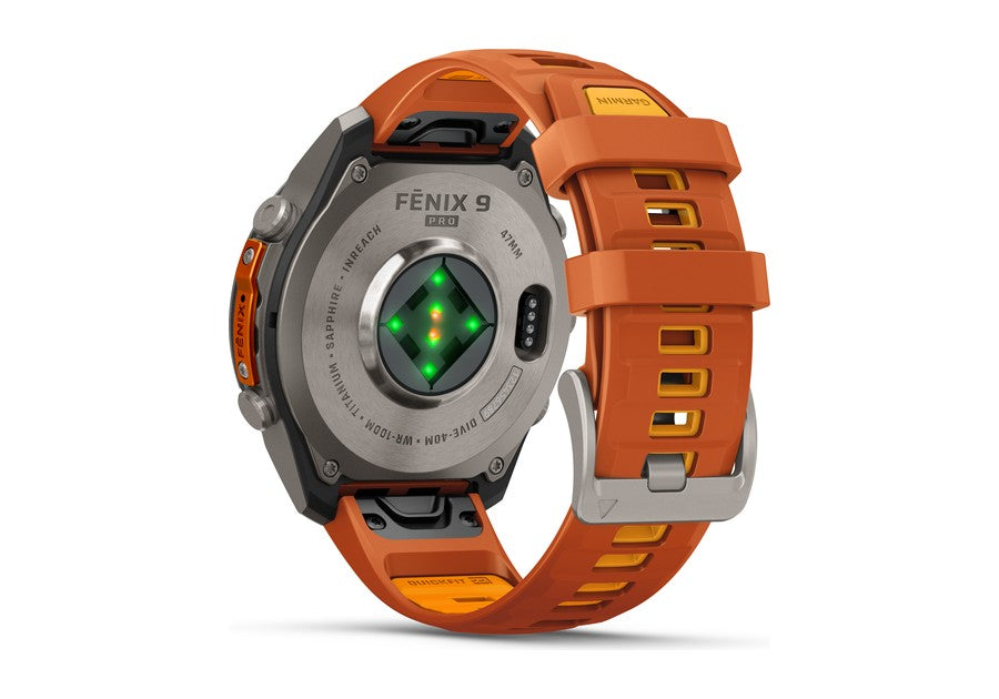 Garmin Fenix 9 Pro Multisport GPS Smartwatch - Rear