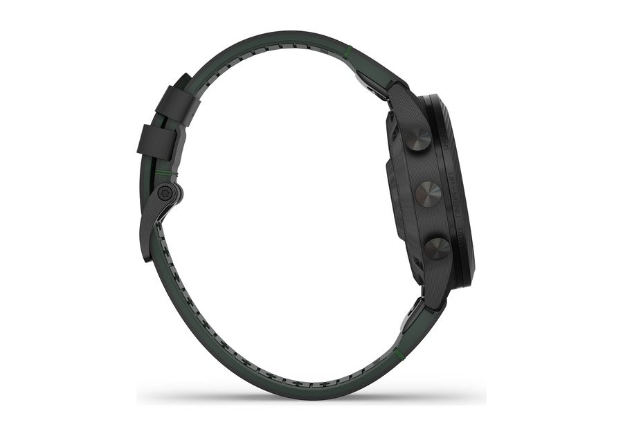 Garmin MARQ Golfer (Gen 2) Luxury Golf Smartwatch - Side, Carbon Edition