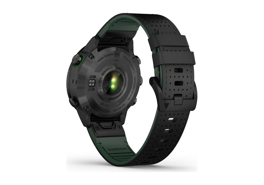 Garmin MARQ Golfer (Gen 2) Luxury Golf Smartwatch - Front, Carbon Edition