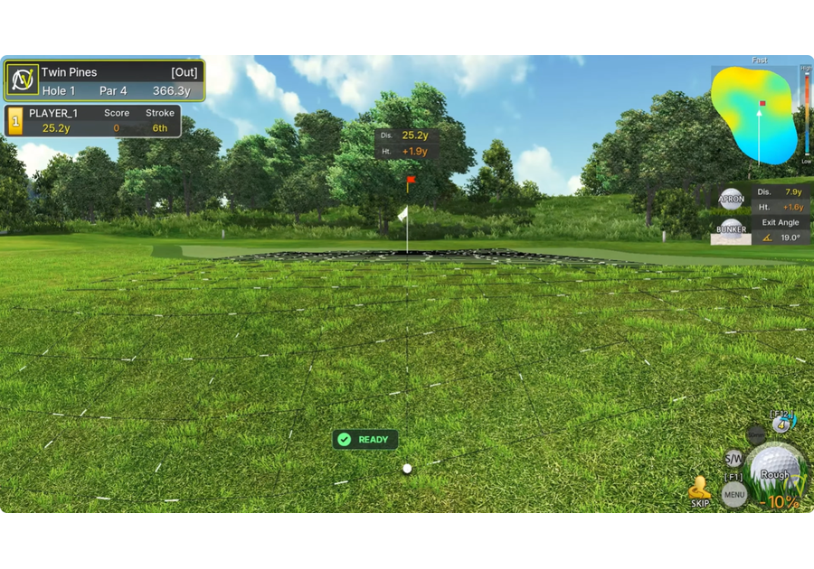 NVISAGE MURLIE-X — immersive course play on 20 included courses