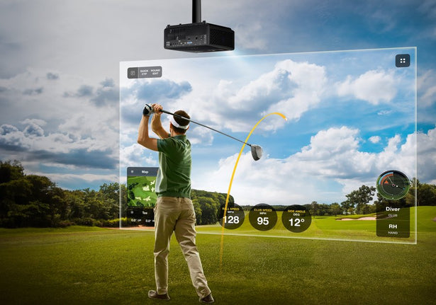 Optoma GT2400HDR Short Throw Golf Simulator Projector - Lifestyle