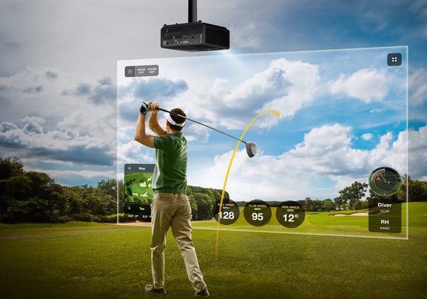 Optoma GT2400HDR Short Throw Golf Simulator Projector – Top Shelf Golf