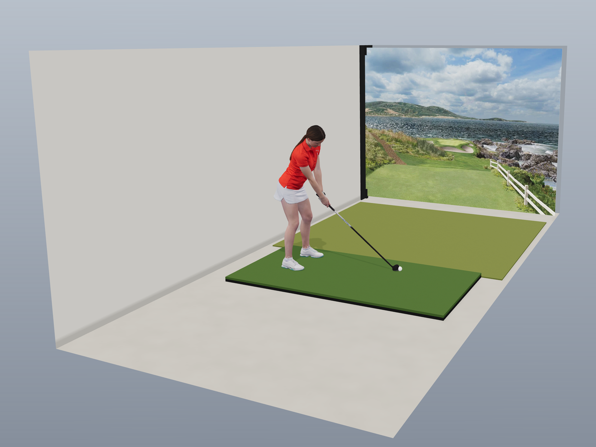 Carl's Place Built-In Golf Room Kit - 3D package view