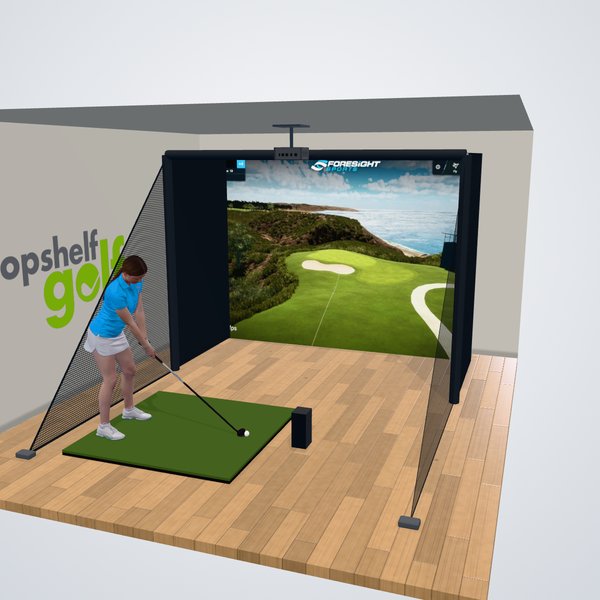 Foresight Sports GC3S DIY Enclosure Golf Simulator – Top Shelf Golf