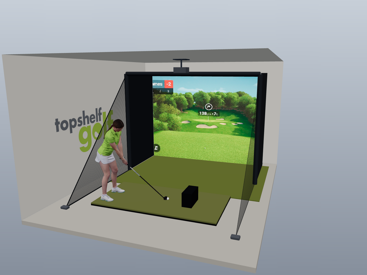 Garmin Approach R50 All-In-One Golf Simulator - 3D package view