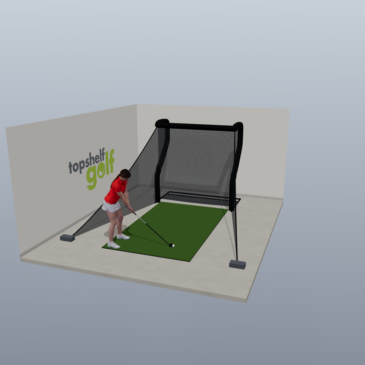 The Net Return Home Net & Mat Package - 3D package view