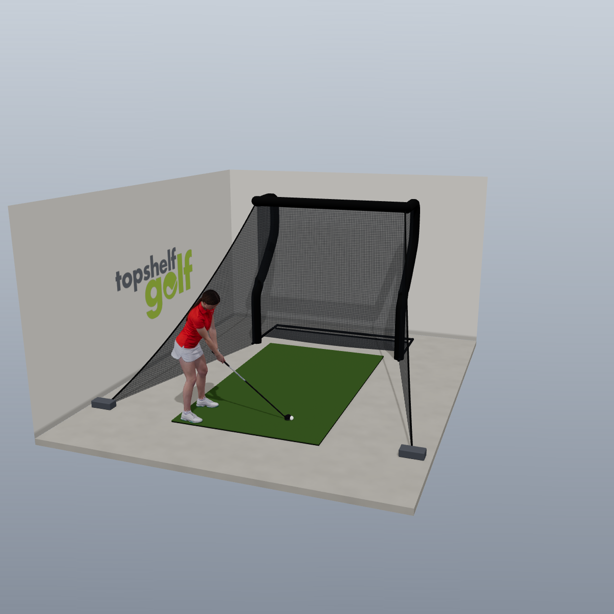 The Net Return Pro Net & Mat Package - 3D package view
