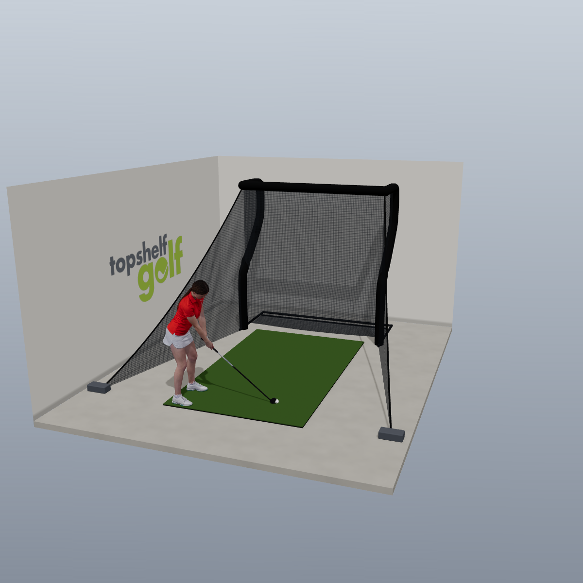 The Net Return Pro Large Golf Package - 3D package view