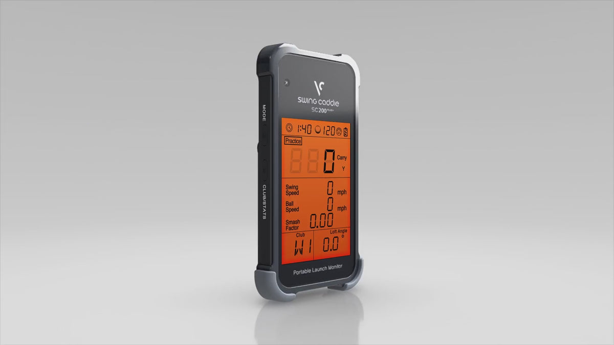 Swing Caddie SC200 Plus Golf Launch Monitor by Voice Caddie - Demo